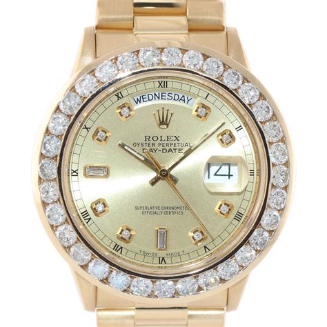 rolex with diamond stars|rolex diamond bezel prices.